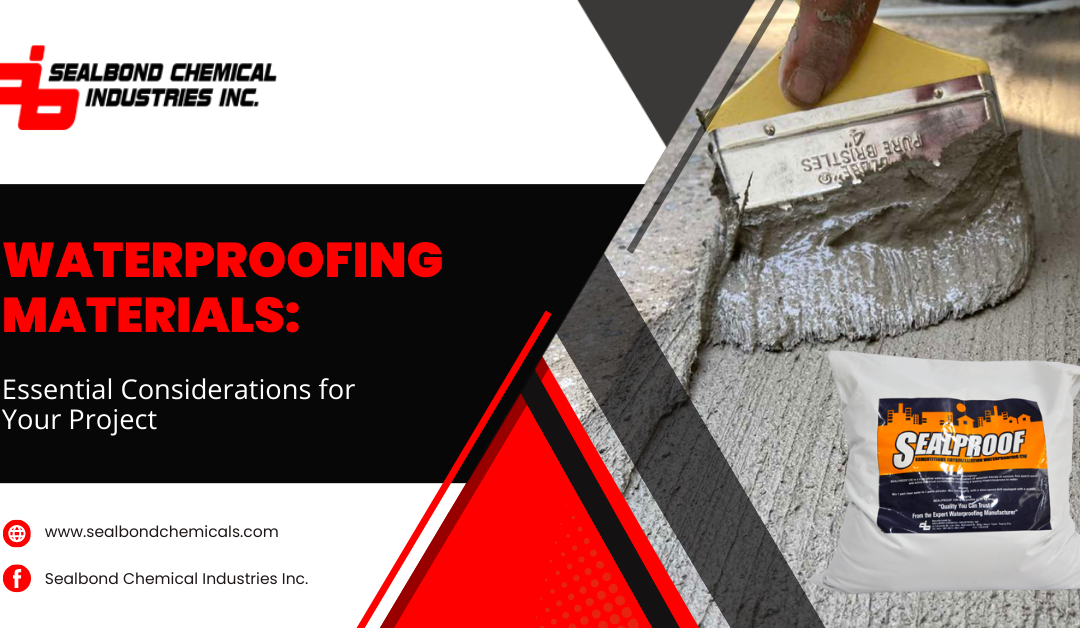 A Guide to Waterproofing Materials